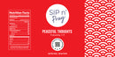 Sip n’ Pray Spring Water - Peaceful Thought